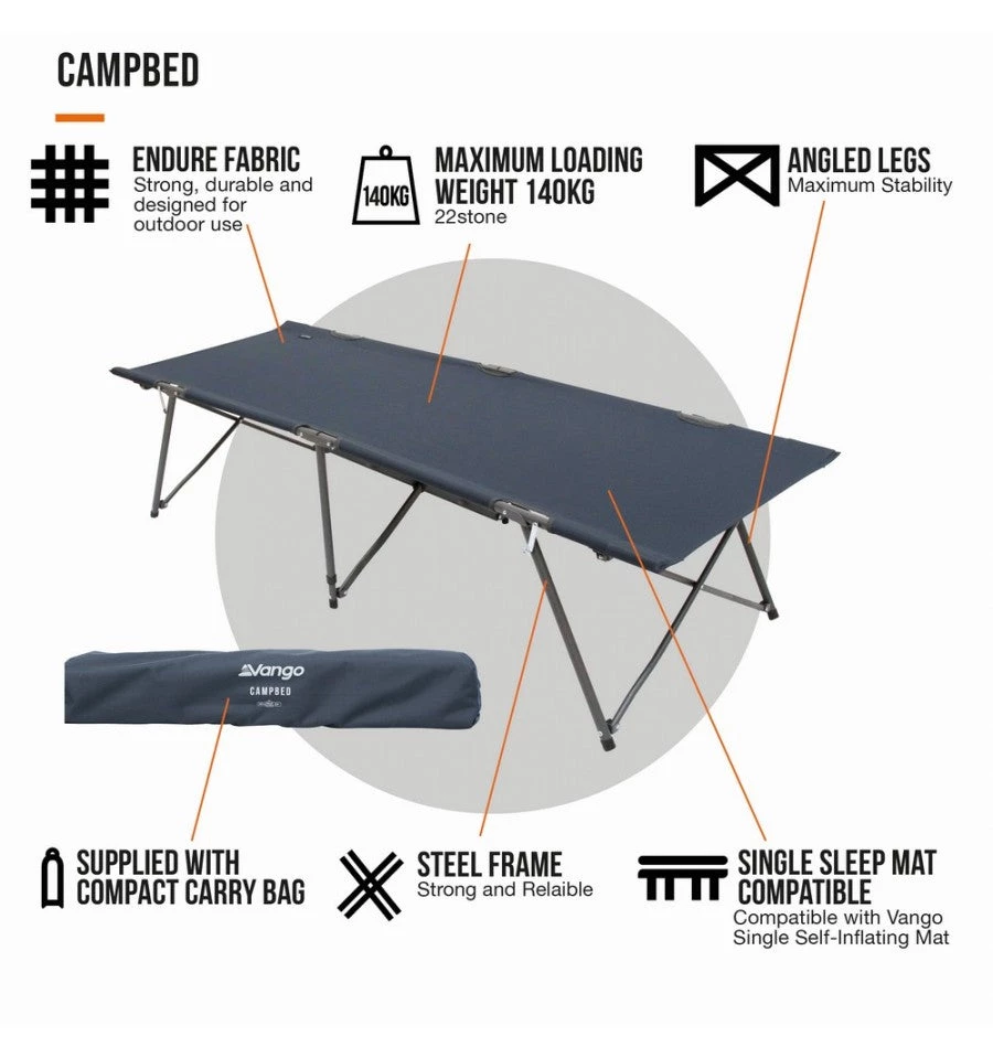 SLEEPING Vango Single Camp Bed