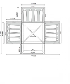 Outdoor Revolution Camp Star 1200 Air Tent Bundle