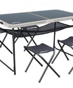 Outdoor Revolution Capri Picnic Table & Stool Set Alu FURNITURE