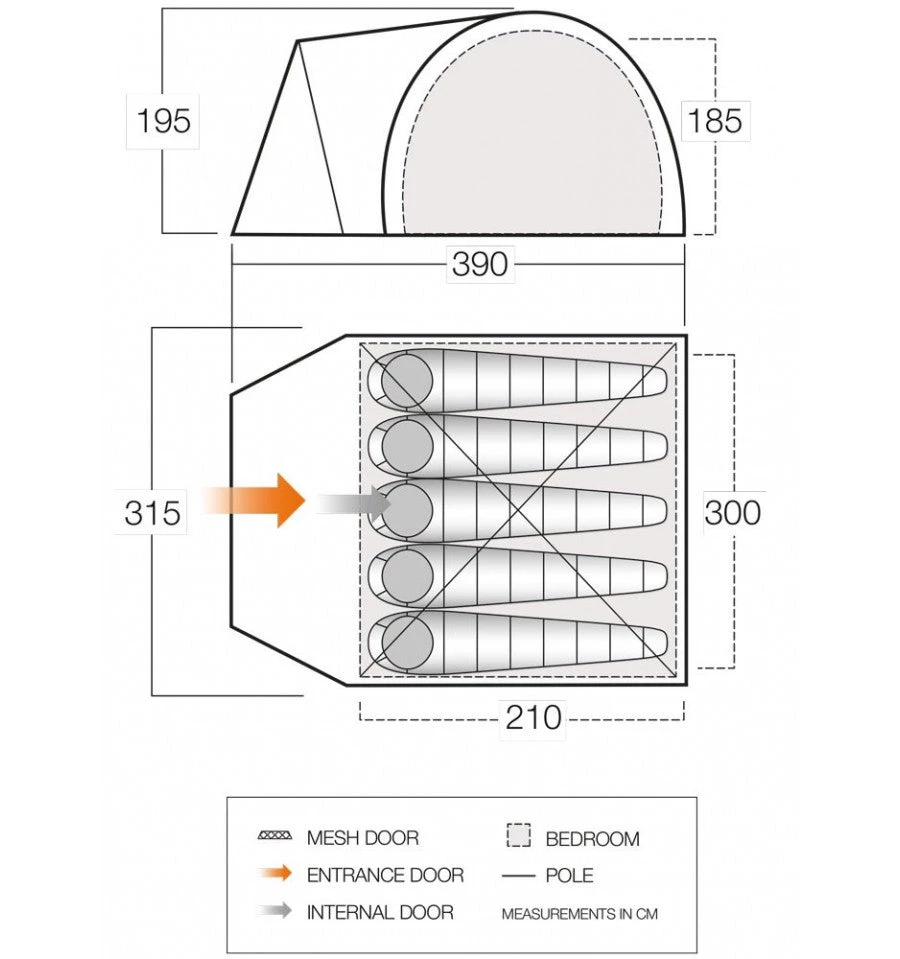 Vango Carron 500 Tent TENTSTENTS