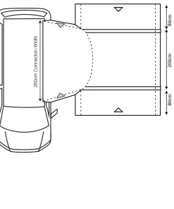 Outdoor Revolution Cayman Combo Low Air Drive-away Awning 2021 Model