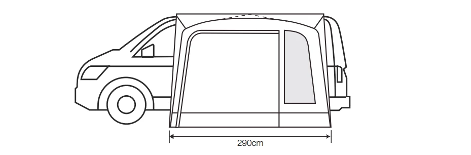 Drive Away Awnings Outdoor Revolution Cayman Cona Air Drive Away Awning