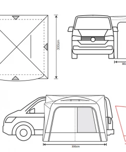 Outdoor Revolution Cayman Low (F/G) Drive Away Awning