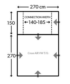 Kampa Dometic Drive Away Awnings Kampa Cross Air Tailgate Drive Away Awning