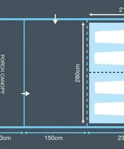 Outdoor Revolution Cruiz 4.0 With Snug Rug And Footprint Inflatable Tent