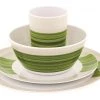 Outwell Blossom Melamine Picnic Set Green 2 Or 4 Person Set