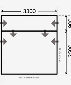 Tall And Motorhome Awnings Dometic Rally Air Pro 330 DA Drive Away Awning