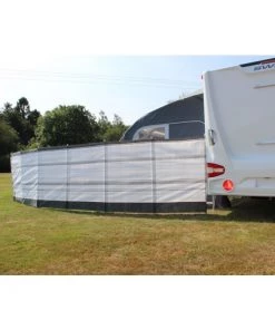 Blue Diamond 7 Pole Grey Windbreak
