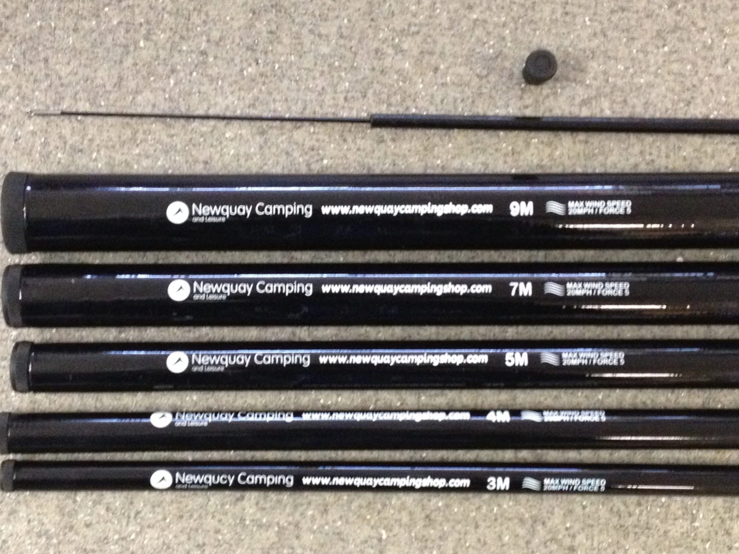 Newquay Camping And Leisure 8m Telescopic Flag Pole