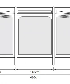 CARAVAN AWNINGS Outdoor Revolution Eclipse Pro 420 Caravan Awning