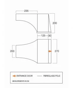 TENTSTENTS Vango Longleat Side Awning - TA003