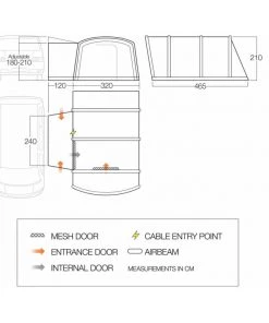 Vango Galli III Low Air Drive Away Awning