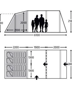 Kampa Hayling 4 Poled Tent TENTSTENTS