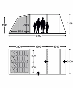 Kampa Tents Kampa Hayling 4 Air Tent
