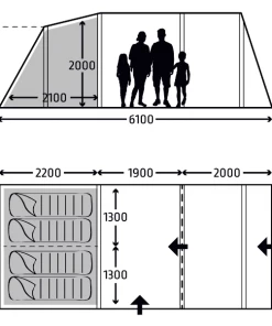 Kampa Hayling 4 Air TC Tent TENTSTENTS