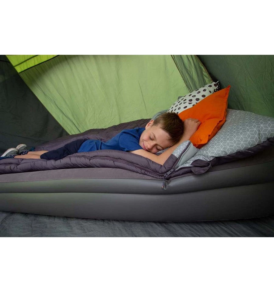 Vango High Rise Flocked Double Airbed SLEEPING