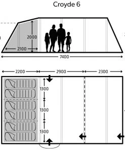 Kampa Croyde 6 Air Tent TENTSTENTS