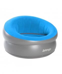Vango Inflatable Donut Flocked Chair - Blue FURNITURE