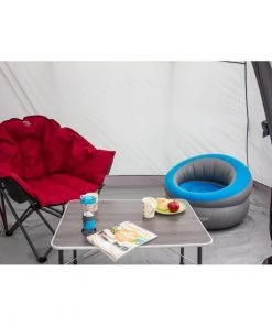 Vango Inflatable Donut Flocked Chair - Blue FURNITURE