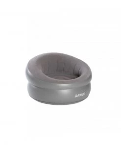 FURNITURE Vango Inflatable Donut Flocked Chair - Grey