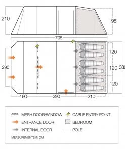 Vango Joro 600XL Poled Tent TENTSTENTS
