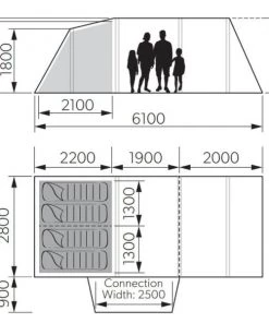 Kampa Touring Air VW Drive Away Awning (LH)