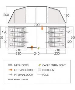 TENTSTENTS Vango Longleat II 800XL