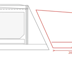 Outdoor Revolution Sleeping Annexe For The Movelite T3E And T4E Drive Away Awnings