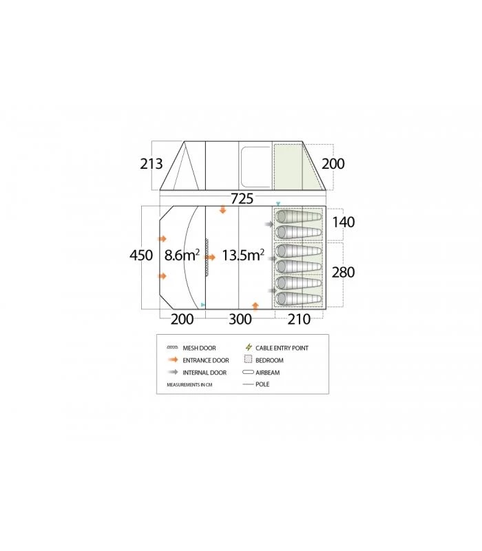 TENTSTENTS Vango Orava 600 XL Tent (2019) Package Deal