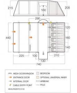 Vango Rome 650XL Airbeam Tent Package (2021) TENTSTENTS