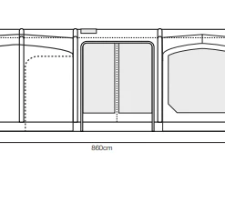 Outdoor Revolution Ozone 8.0 Safari Lodge Air Tent 2022 TENTSTENTS