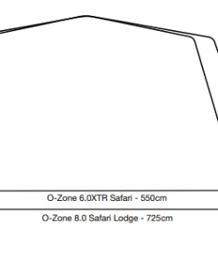 Outdoor Revolution SIDE SUN WING SHADE FOR THE O-ZONE 8.0 SAFARI LODGE