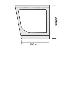 Outdoor Revolution SIDE SUN WING SHADE FOR THE O-ZONE 8.0 SAFARI LODGE