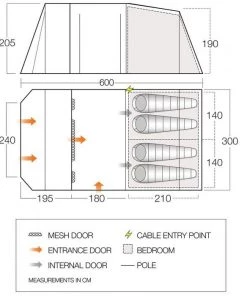 TENTSTENTS Vango Stargrove II 450 Tent Package