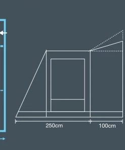 Outdoor Revolution Turismo Low Mid Line Drive Away Awning