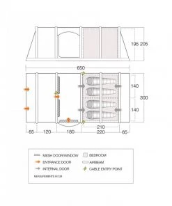 TENTSTENTS Vango Valencia II 450 Air Tent Package