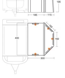 CARAVAN AWNINGS Vango Maldives 400 Airbeam Caravan Awning 2020