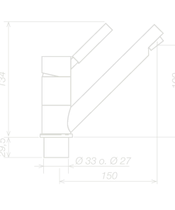CARAVAN & MOTORHOME Reich Single Level Mixer Tap Trend E D33 Chrome