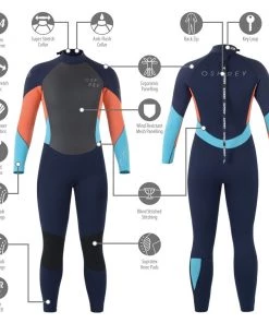Osprey Zero 5mm Women's Full Length Wetsuit -Coral